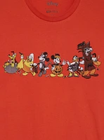 Disney Mickey Mouse & Friends Halloween Costumes Embroidered Women's Plus T-Shirt - BoxLunch Exclusive