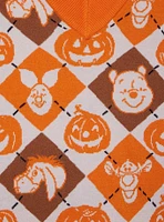 Disney Winnie the Pooh Characters & Pumpkins Argyle Women's Sweater Vest - BoxLunch Exclusive