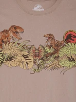 Jurassic Park Dinosaurs & Foliage Women's T-Shirt - BoxLunch Exclusive