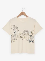 DreamWorks How To Train Your Dragon Toothless Tonal Foliage Women's Cropped T-Shirt - BoxLunch Exclusive