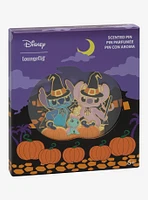 Loungefly Disney Lilo & Stitch Angel & Stitch Halloween Limited Edition Pumpkin Spice Scented Enamel Pin - BoxLunch Exclusive