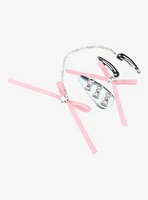 Pink Bow Charms Hair Clip Set - BoxLunch Exclusive
