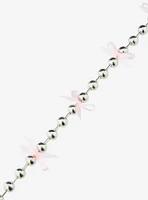 Beaded Chain and Ribbon Bow Necklace - BoxLunch Exclusive