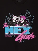 Scooby-Doo! The Hex Girls Flame Portrait Cropped Women's T-Shirt - BoxLunch Exclusive
