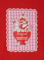 Strawberry Shortcake x Sanrio My Melody & Gingham Patch Women's T-Shirt - BoxLunch Exclusive