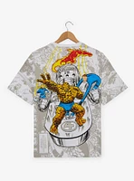 Marvel The Fantastic Four Group Portrait Comic Print T-Shirt - BoxLunch Exclusive
