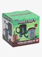 Minecraft Creeper Heat Reactive Mug