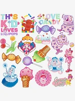 Candy Land Miscellaneous 100ct Sticker Pack
