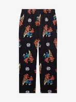 Marvel The Fantastic Four Group Portrait Allover Print Women's Plus Sleep Pants - BoxLunch Exclusive
