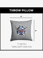 Marvel Captain America: Brave New World Master Pilot Throw Pillow