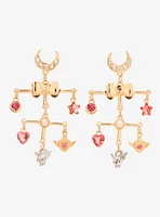 Sailor Moon Dangling Charm Earrings - BoxLunch Exclusive