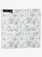 Disney Winnie The Pooh Map Pocket Square
