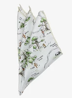 Disney Winnie The Pooh Map Pocket Square