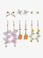 Studio Ghibli® Howl's Moving Castle Calcifer Floral Earring Set - BoxLunch Exclusive