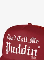 Harley Quinn Animated Series Don't Call Me Puddin' Foam Trucker Hat