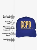 Harley Quinn Animated Series Batman Gotham City GCPD Logo Foam Trucker Hat