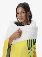 Garfield Where's The TV Silk Touch Sherpa Throw Blanket