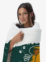 Garfield Stop For Lunch Silk Touch Sherpa Throw Blanket