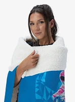 Mighty Morphin Power Rangers All Systems Go Silk Touch Sherpa Throw Blanket