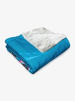 Mighty Morphin Power Rangers All Systems Go Silk Touch Sherpa Throw Blanket