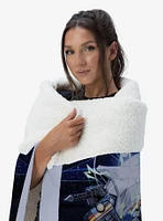 Mighty Morphin Power Rangers Silk Touch Sherpa Throw Blanket