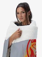 Mighty Morphin Power Rangers Red Ranger Silk Touch Sherpa Throw Blanket