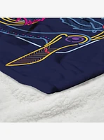 Disney Up Paradise Falls Silk Touch Sherpa Throw Blanket