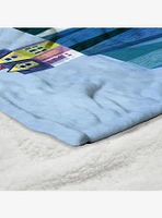 Disney Up Touched Down Silk Touch Sherpa Throw Blanket
