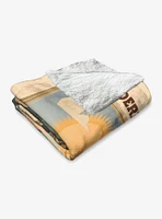 Disney Up Wilderness Explorers Silk Touch Sherpa Throw Blanket