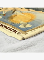 Disney Up Wilderness Explorers Silk Touch Sherpa Throw Blanket