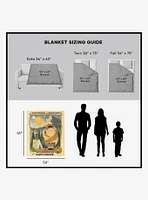 Disney Up Wilderness Explorers Silk Touch Sherpa Throw Blanket