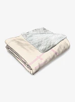 Where The Wild Things Are Find Me Pink Silk Touch Sherpa Throw Blanket
