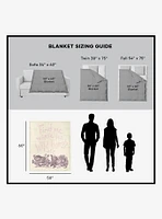 Where The Wild Things Are Find Me Pink Silk Touch Sherpa Throw Blanket