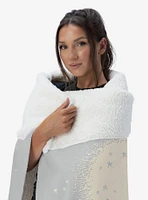 Where The Wild Things Are He Sailed Silk Touch Sherpa Throw Blanket