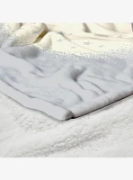 Where The Wild Things Are He Sailed Silk Touch Sherpa Throw Blanket