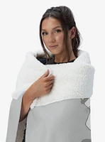 Where The Wild Things Are King Of All Silk Touch Sherpa Throw Blanket