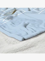 Where The Wild Things Are Love You So Silk Touch Sherpa Throw Blanket