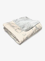 Where The Wild Things Are We'll Eat You Up Silk Touch Sherpa Throw Blanket