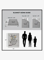 Where The Wild Things Are Wild Rumpus Silk Touch Sherpa Throw Blanket