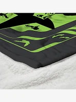 The Wizard of Oz Don't Add Water Silk Touch Sherpa Throw Blanket