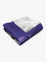 The Wizard of Oz Wicked Bad Silk Touch Sherpa Throw Blanket