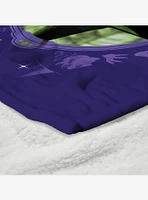 The Wizard of Oz Wicked Bad Silk Touch Sherpa Throw Blanket
