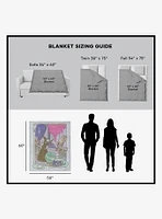 The Wizard of Oz Wicked Witch Silk Touch Sherpa Throw Blanket