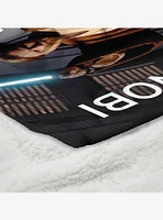 Star Wars Classic Quotes Obi-Wan Kenobi Silk Touch Sherpa Throw Blanket