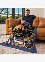 Star Wars Skeleton Crew Badges 50x60" Silk Touch Throw Blanket