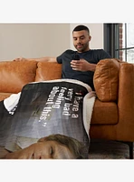 Star Wars Classic Quotes Luke Bad Feelings Silk Touch Sherpa Throw Blanket