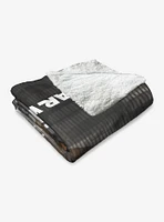 Star Wars Classic Quotes Luke Bad Feelings Silk Touch Sherpa Throw Blanket