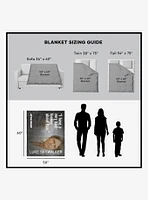 Star Wars Classic Quotes Luke Bad Feelings Silk Touch Sherpa Throw Blanket