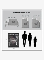 Star Wars Classic Quotes Leia and Han Silk Touch Sherpa Throw Blanket
