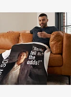 Star Wars Classic Quotes Han Solo Silk Touch Sherpa Throw Blanket